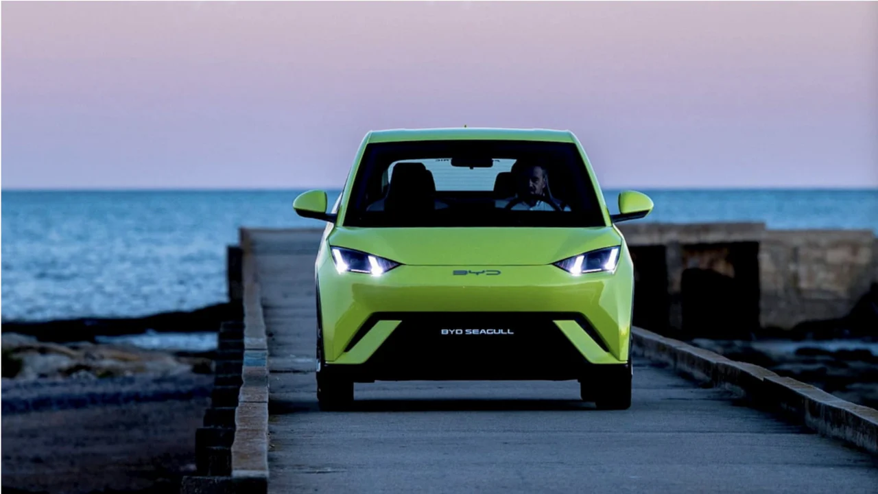 BYD kampania auta Dolphin Surf z motywem surfingu